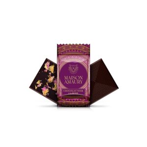 Napolitain Chocolat Noir À La Rose