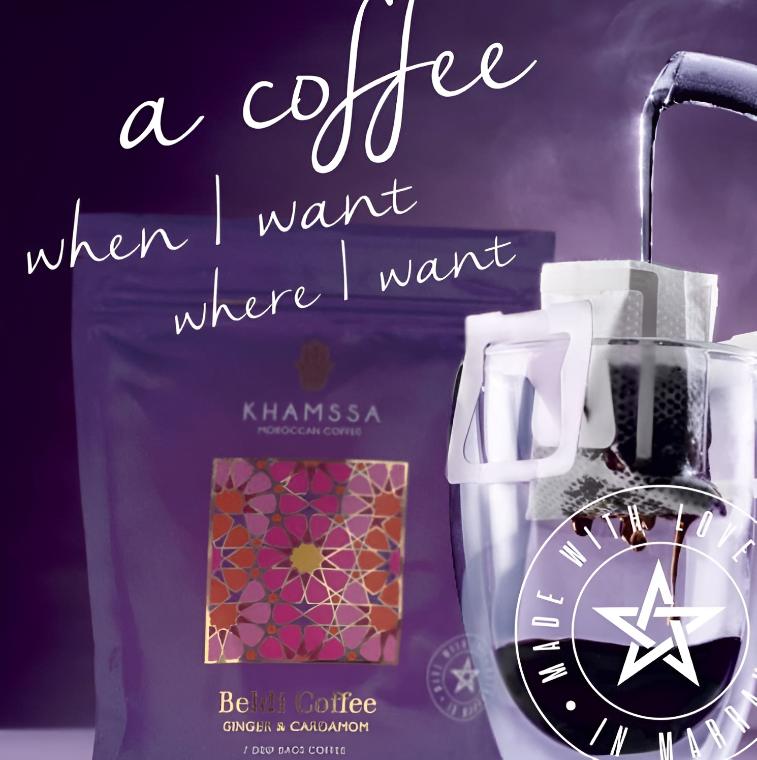 Produits de thé et café marocains