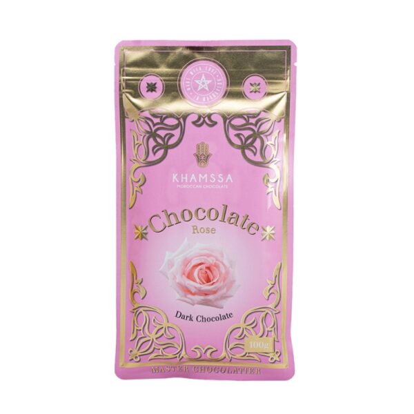 Tablette Chocolat Noir À La Rose – Image 3